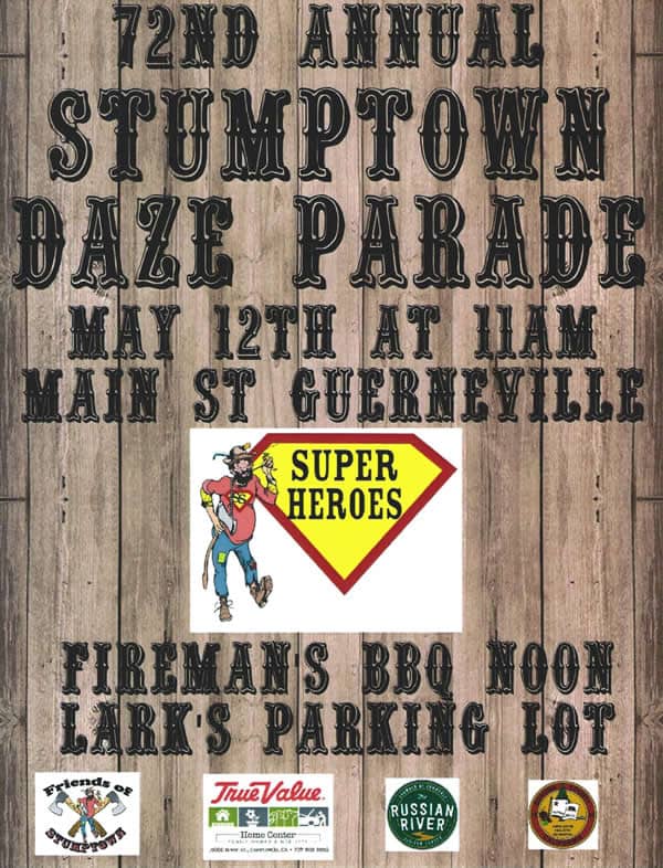 Guerneville Stumptown Daze Parade Russian River Historical Society